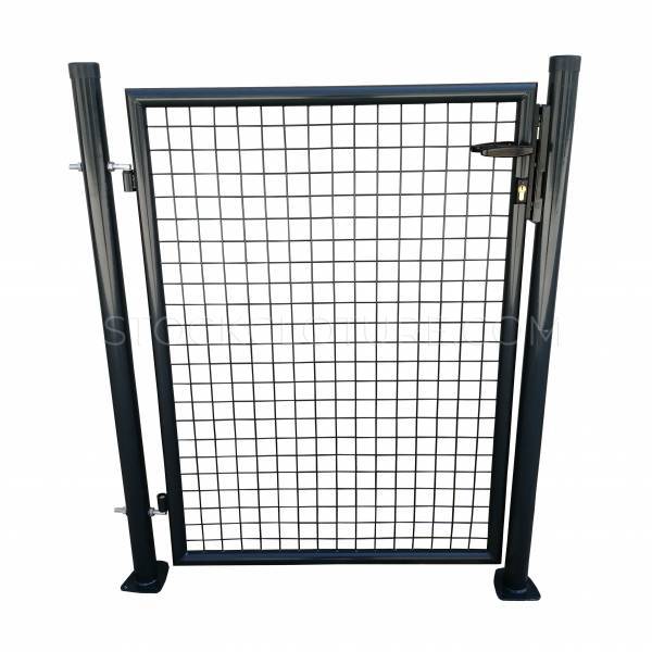 Portillon de jardin 1m x 1m sur platines soudées