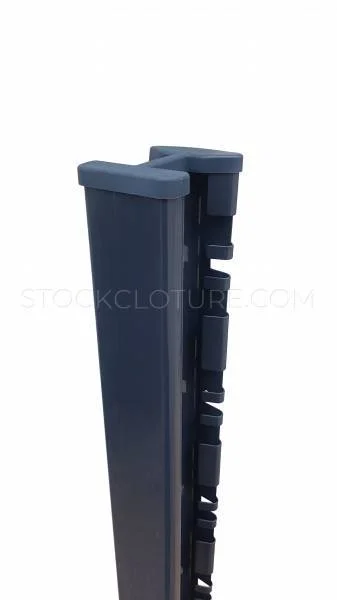 [MMP200G] Poteau à sceller 2,00m (Anthracite RAL 7016)
